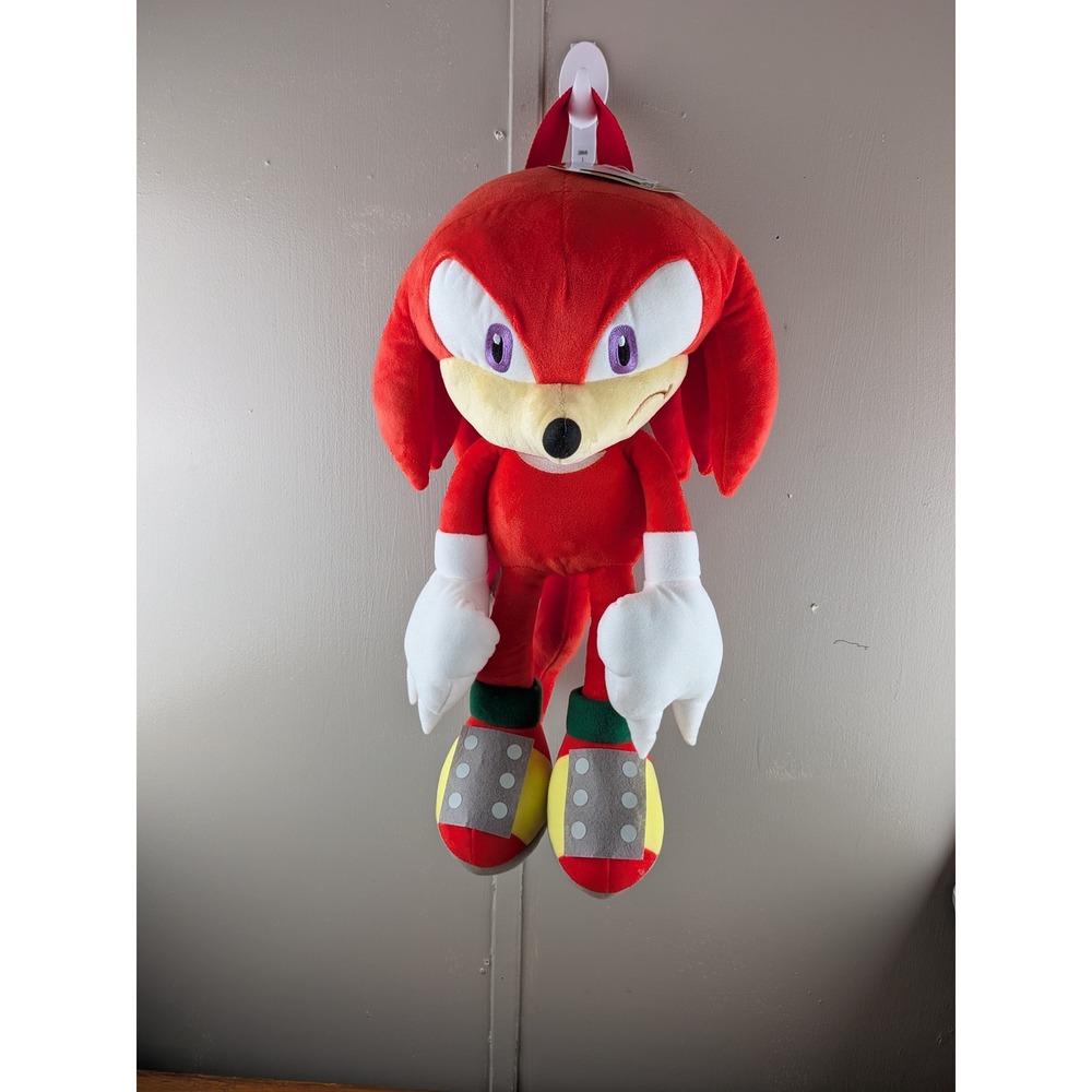 Sonic The Hedgehog Knuckles Plush Backpack Hot Topic Red Sega NWT